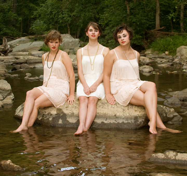 The Polka Dots as Sirens - Aislin, Nora, Olivia